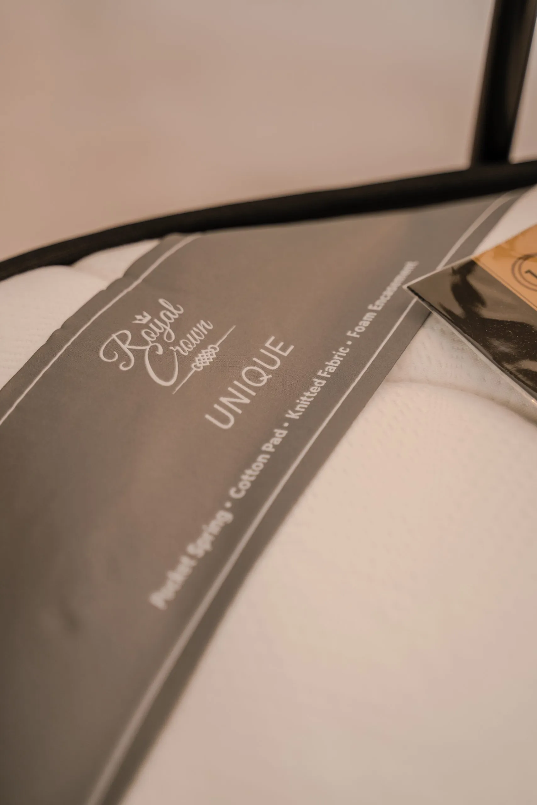 Premium bed linen detail